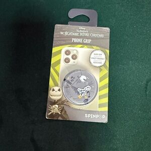 Disney Nightmare Before Christmas Black Phone Grip